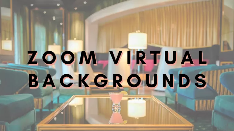 Virtual Background Zoom Bergerak